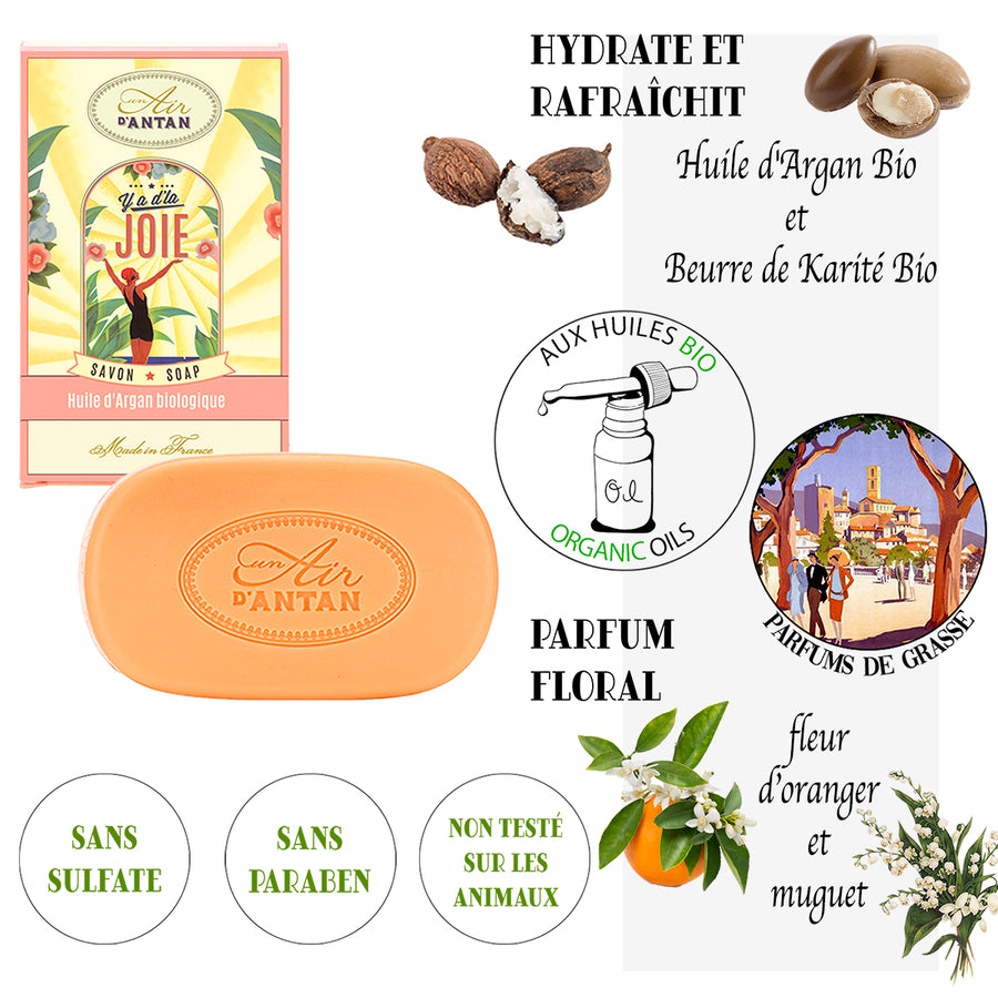 French Organic Oils Soaps Vintage Gift Set (5 soaps)